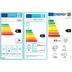 Held Möbel Küchenzeile Turin 240 Cm Wotaneiche-Graphit Mit E-Geräten -Obi Kuche Geschaft 0042 11016600 Energielabel