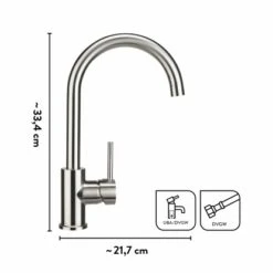 Baliv Küchenarmatur KI-1832 Edelstahl 11 Baliv Küchenarmatur KI-1832 Edelstahl -Obi Kuche Geschaft 048122122268 VM01 281021 L
