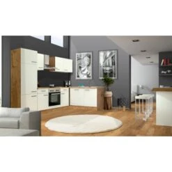 Flex-Well Exclusiv Winkelküche Vintea 280x170 Cm Magnolia-Lancelot Oak -Obi Kuche Geschaft 072 4051G9992802000VINTEAk