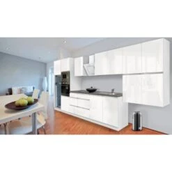 Respekta Premium Küchenzeile Grifflos 435 Cm Weiß Hochglanz-Weiß 37 Respekta Premium Küchenzeile Grifflos 435 Cm Weiß Hochglanz-Weiß -Obi Kuche Geschaft 12143 4384 glrp435hwwgke 2