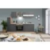 Respekta Küchenzeile KB240ESG 240 Cm Grau-Eiche -Obi Kuche Geschaft 1258383 KB240ESG 02