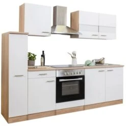 Respekta Küchenzeile KB240ESWC 240 Cm Weiß-Eiche Glänzend 35 Respekta Küchenzeile KB240ESWC 240 Cm Weiß-Eiche Glänzend -Obi Kuche Geschaft 1258565 KB240ESWC 04