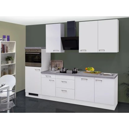 Flex-Well Exclusiv Küchenzeile Joelina 280 Cm Weiß 3 Flex-Well Exclusiv Küchenzeile Joelina 280 Cm Weiß