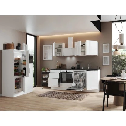 Respekta Selection Küchenzeile Elisabeth RS340WWH 340 Cm Weiß 6 Respekta Selection Küchenzeile Elisabeth RS340WWH 340 Cm Weiß – Bild 4