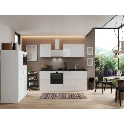 Respekta Selection Küchenzeile Elisabeth RS340WWH 340 Cm Weiß 7 Respekta Selection Küchenzeile Elisabeth RS340WWH 340 Cm Weiß – Bild 5