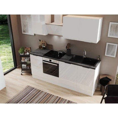 Respekta Selection Küchenzeile Elisabeth RS340WWH 340 Cm Weiß 8 Respekta Selection Küchenzeile Elisabeth RS340WWH 340 Cm Weiß – Bild 6