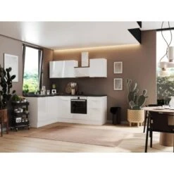 Respekta Selection Winkelküche Elisabeth RSL220WWH 220 Cm Weiß