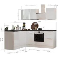 Respekta Selection Winkelküche Elisabeth RSL220WGH 220 Cm Grau-Weiß 11 Respekta Selection Winkelküche Elisabeth RSL220WGH 220 Cm Grau-Weiß -Obi Kuche Geschaft 145430 4384 3