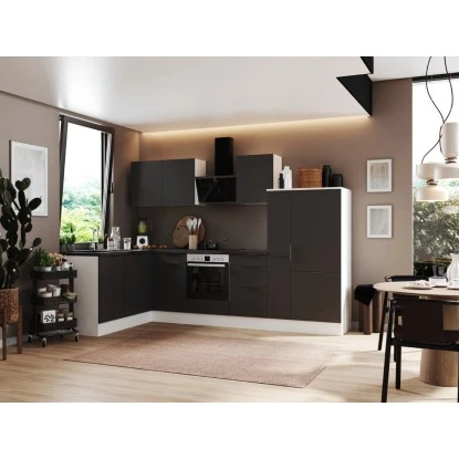 Respekta Selection Winkelküche Elisabeth RSL310WGH 310 Cm Grau-Weiß 3 Respekta Selection Winkelküche Elisabeth RSL310WGH 310 Cm Grau-Weiß