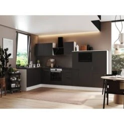 Respekta Selection Winkelküche Elisabeth RSL370WGH 370 Cm Grau-Weiß