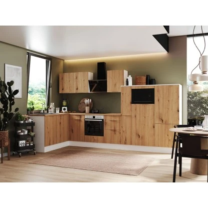 Respekta Selection Winkelküche Elisabeth RSL370WAH 370 Cm Artisan Eiche Nb.-Weiß 3 Respekta Selection Winkelküche Elisabeth RSL370WAH 370 Cm Artisan Eiche Nb.-Weiß