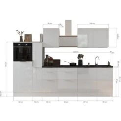 Respekta Selection Küchenzeile Elisabeth RS310HGWH 310 Cm Weiß-Grau 15 Respekta Selection Küchenzeile Elisabeth RS310HGWH 310 Cm Weiß-Grau -Obi Kuche Geschaft 145594 4384 3