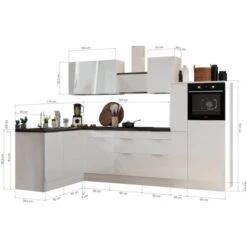 Respekta Selection Winkelküche Elisabeth RSL310HGWH 310 Cm Weiß-Grau 15 Respekta Selection Winkelküche Elisabeth RSL310HGWH 310 Cm Weiß-Grau -Obi Kuche Geschaft 145690 4384 3
