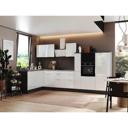 Respekta Selection Winkelküche Elisabeth RSL370HGWH 370 Cm Weiß-Grau 3 Respekta Selection Winkelküche Elisabeth RSL370HGWH 370 Cm Weiß-Grau