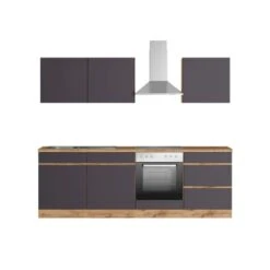 Held Möbel Küchenzeile Turin 240 Cm Graphit-Wotaneiche Mit E-Geräten 23 Held Möbel Küchenzeile Turin 240 Cm Graphit-Wotaneiche Mit E-Geräten -Obi Kuche Geschaft 1679 11016600 1101.6311 1a