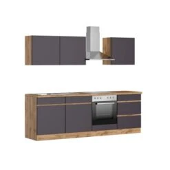 Held Möbel Küchenzeile Turin 240 Cm Graphit-Wotaneiche Mit E-Geräten 24 Held Möbel Küchenzeile Turin 240 Cm Graphit-Wotaneiche Mit E-Geräten -Obi Kuche Geschaft 1679 11016600 1101.6311 1b