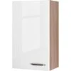 Flex-Well Exclusiv Oberschrank Valero 50 Cm X 89 Cm Hochglanz Weiß-Sonoma Eiche -Obi Kuche Geschaft 170 4800 h50 89 valero 2 2