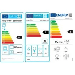 Respekta Economy Küchenzeile KB220ESWS 220 Cm Weiß-Eiche Sägerau -Obi Kuche Geschaft 1711704 4384 eek set 61