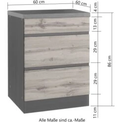 Held Möbel Küchenunterschrank Turin 60 Cm Mit Auszügen Graphit/Wotaneiche 19 Held Möbel Küchenunterschrank Turin 60 Cm Mit Auszügen Graphit/Wotaneiche -Obi Kuche Geschaft 189397 11016600 VM 07