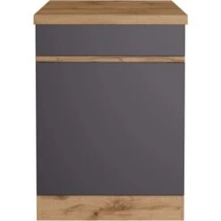 Held Möbel Küchenunterschrank Turin 60 Cm 1 Tür 1 Schublade Graphit/Wotaneiche 16 Held Möbel Küchenunterschrank Turin 60 Cm 1 Tür 1 Schublade Graphit/Wotaneiche -Obi Kuche Geschaft 189414 11016600 S 01