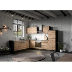 Held Möbel Küchen-Eckschrank Turin 120 Cm Wotaneiche/Graphit -Obi Kuche Geschaft 189465 11016600 AB 13 1