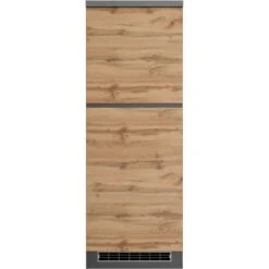 Held Möbel Kühlschrankumbauschrank Turin 60 Cm Wotaneiche/Graphit -Obi Kuche Geschaft 189536 11016600 S 01