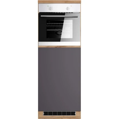 Held Möbel Ofenumbauschrank Turin 60 Cm Graphit/Wotaneiche 4 Held Möbel Ofenumbauschrank Turin 60 Cm Graphit/Wotaneiche – Bild 2