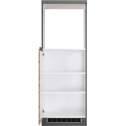 Held Möbel Ofenumbauschrank Turin 60 Cm Wotaneiche/Graphit 5 Held Möbel Ofenumbauschrank Turin 60 Cm Wotaneiche/Graphit – Bild 3