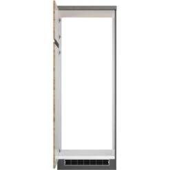 Held Möbel Umbauschrank Für Kühl/Gefrierkombi Turin 60 Cm Wotaneiche/Graphit -Obi Kuche Geschaft 189542 11016600 S 03