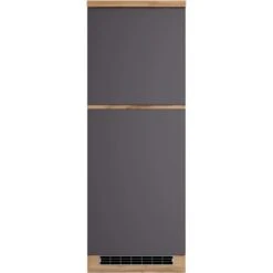 Held Möbel Kühlschrankumbauschrank Turin 60 Cm Graphit/Wotaneiche -Obi Kuche Geschaft 189568 11016600 S 01