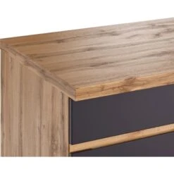 Held Möbel Küchenunterschrank Turin 180 Cm Graphit/Wotaneiche -Obi Kuche Geschaft 189687 11016600 CU 08