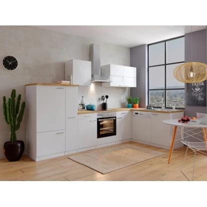 Respekta Winkelküche KBL310WWCG 310 X 172 Cm Weiß-Butcher Nussbaum 3 Respekta Winkelküche KBL310WWCG 310 X 172 Cm Weiß-Butcher Nussbaum