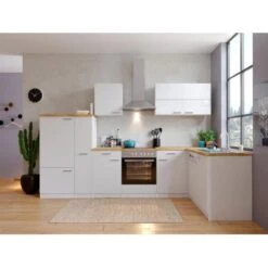 Respekta Winkelküche KBL310WWCG 310 X 172 Cm Weiß-Butcher Nussbaum 19 Respekta Winkelküche KBL310WWCG 310 X 172 Cm Weiß-Butcher Nussbaum -Obi Kuche Geschaft 193 4384 neu KBL310WWCG 02