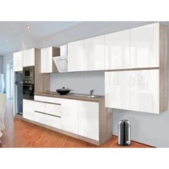 Respekta Premium Küchenzeile Grifflos 435 Cm Weiß Hochglanz-Eiche Sägerau 36 Respekta Premium Küchenzeile Grifflos 435 Cm Weiß Hochglanz-Eiche Sägerau -Obi Kuche Geschaft 2044 4384 glrp435heswgke 1