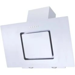 Respekta Schräghaube CH 2201090WX 90 Cm Glas Weiß EEK: B