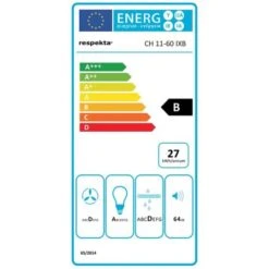 Respekta Dunstabzugshaube CH11-60IXB 60 Cm EEK: B -Obi Kuche Geschaft 2153682 2929 eek 032020