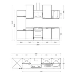 Flex-Well Classic Küchenzeile Wito 310 Cm Weiß 19 Flex-Well Classic Küchenzeile Wito 310 Cm Weiß -Obi Kuche Geschaft 2182533 4051 VM01