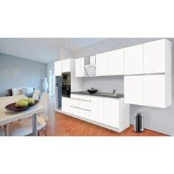 Respekta Premium Küchenzeile Grifflos 435 Cm Weiß Matt-Weiß -Obi Kuche Geschaft 2200 4384 glrp435hwwmgke 2 1