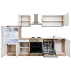 Respekta Küchenzeile Ohne E-Geräte LBKB280ESW 280 Cm Weiß-Eiche Sonoma Sägerau 19 Respekta Küchenzeile Ohne E-Geräte LBKB280ESW 280 Cm Weiß-Eiche Sonoma Sägerau -Obi Kuche Geschaft 2619492 4384 LBKB280ESW 05