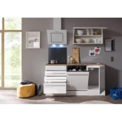 Respekta Premium Küchenzeile BERP290HWWC 290 Cm Weiß Hochglanz -Obi Kuche Geschaft 2696052 4384 5