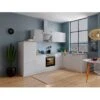 Respekta Winkelküche KBL280WWBSCG 280 X 172 Cm Weiß-Beton Optik -Obi Kuche Geschaft 2 4384 neu KBL280WWBSCG 01