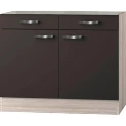 Optifit Unterschrank Ohne Arbeitsplatte Optikult Faro 2-türig 100 Cm