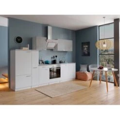 Respekta Economy Küchenzeile KB300WWBSC 300 Cm Weiß-Beton Optik 10 Respekta Economy Küchenzeile KB300WWBSC 300 Cm Weiß-Beton Optik -Obi Kuche Geschaft 34 4384 neu KB300WWBSCG 02