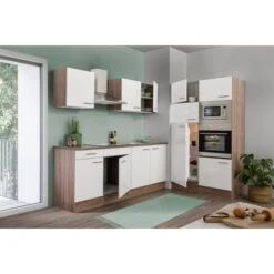 Respekta Küchenzeile KB330EYWMIGKE 330 Cm Weiß Seidengl.-Eiche York Nachbildung 24 Respekta Küchenzeile KB330EYWMIGKE 330 Cm Weiß Seidengl.-Eiche York Nachbildung -Obi Kuche Geschaft 384 122020 KB330EYWMIGKE 3