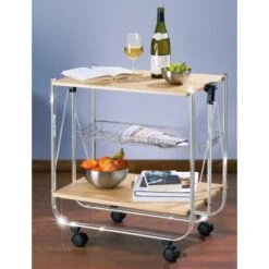 Wenko Servierwagen Dinett Deluxe Ahorn-Nachbildung -Obi Kuche Geschaft 3894268 1068 713001500 2