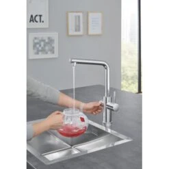 Grohe Einhand-Spültischbatterie Und Boiler Red Duo Size-L Chrom 18 Grohe Einhand-Spültischbatterie Und Boiler Red Duo Size-L Chrom -Obi Kuche Geschaft 4005176413964 4520 7