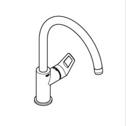 Grohe QuickFix Einhand-Spültischarmatur Start Loop Supersteel -Obi Kuche Geschaft 4005176478628 4520 3