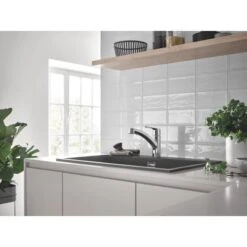 Grohe QuickFix Spültischarmatur Start Chrom Mit Ausziehbarer Dualbrause 22 Grohe QuickFix Spültischarmatur Start Chrom Mit Ausziehbarer Dualbrause -Obi Kuche Geschaft 4005176635878 30307001 4