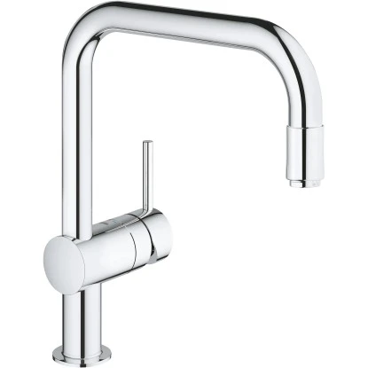 Grohe Einhand-Spültischbatterie Minta Chrom 12,5mm (1/2") U-Auslauf 3 Grohe Einhand-Spültischbatterie Minta Chrom 12,5mm (1/2") U-Auslauf