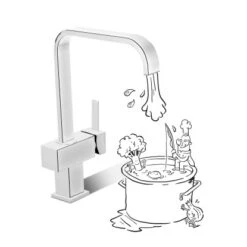 Baliv Küchenarmatur KI-1290 Verchromt 10 Baliv Küchenarmatur KI-1290 Verchromt -Obi Kuche Geschaft 4007873953323 S03 300818